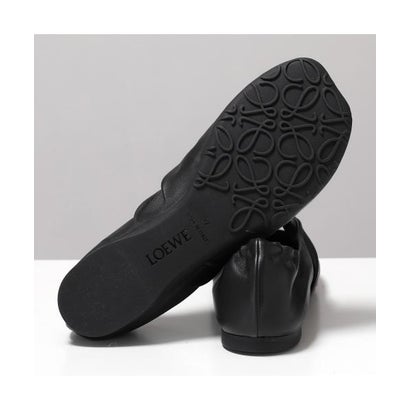 ロエベ LOEWE LOEWE パンプス PEBBLE SOFT BALLERINA L815466X46 （1100/BLACK-ブラック）｜詳細画像