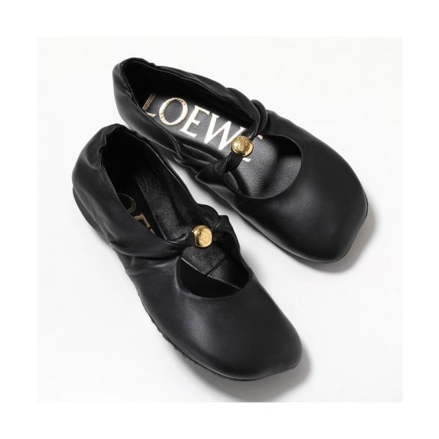 パンプス PEBBLE SOFT BALLERINA L815466X46 （1100/BLACK-ブラック）
