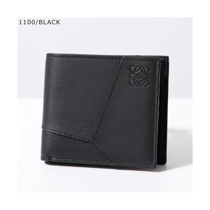 ロエベ LOEWE LOEWE 二つ折り財布 PUZZLE パズル C510501X09 （1100/BLACK）｜詳細画像