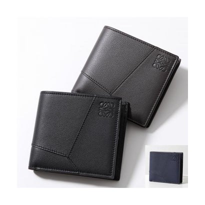 ロエベ LOEWE LOEWE 二つ折り財布 PUZZLE パズル C510501X09 （1100/BLACK）｜詳細画像