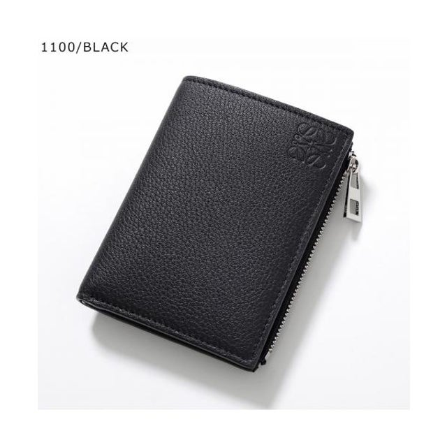 二つ折り財布 WALLET COMPACT C660W73X02 （1100/BLACK-ブラック）