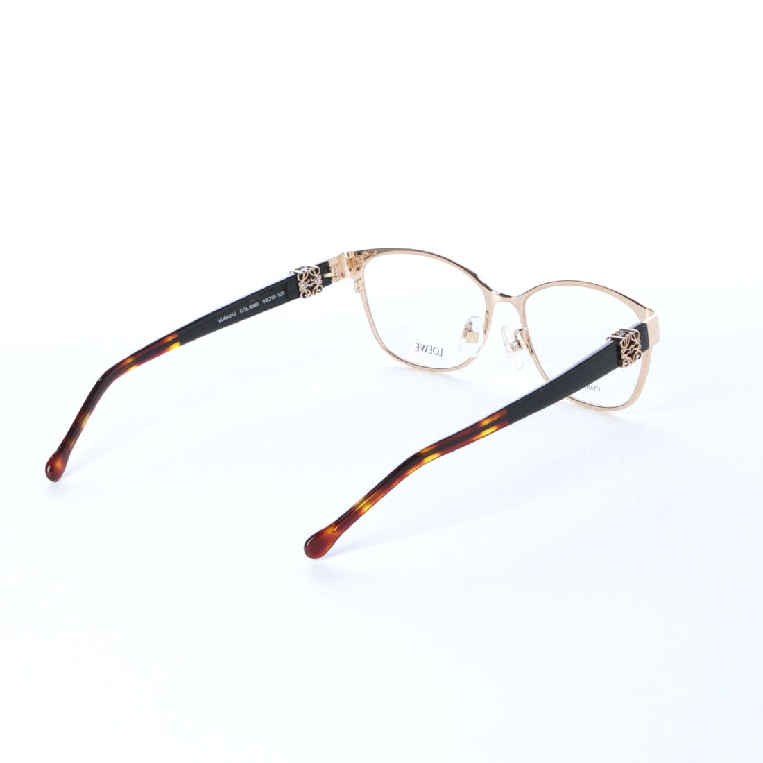ロエベ LOEWE メガネ 眼鏡 アイウェア レディース メンズ （ゴールド 