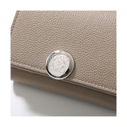 LOEWE 三つ折り財布 PEBBLE TRIFOLD WALLET CANBTR2X03 （5541/CLAY/ベージュ）｜詳細画像