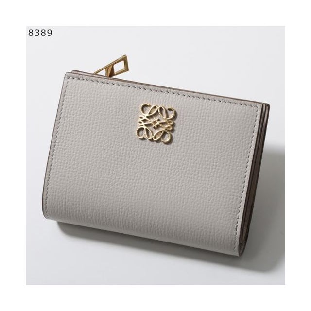 二つ折り財布 ANAGRAM COMPACT WALLET C821NCWX03 （8389/LIGHT-GHOST-GREY）