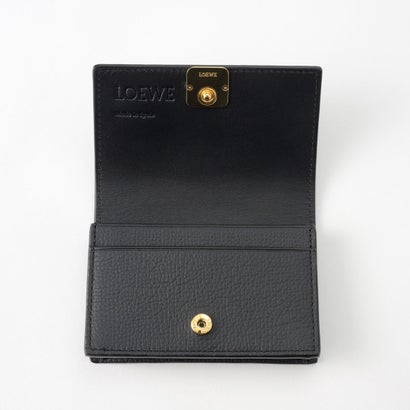 ロエベ LOEWE カードケース アナグラム ビジネス カードフォルダー C821M97X08 1206 （ブラック/ゴールド）｜詳細画像