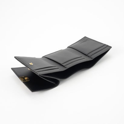 ロエベ LOEWE 3つ折り財布 アナグラム トライフォールド ウォレット C821TR2X16 1206 （ブラック/ゴールド）｜詳細画像