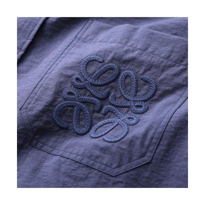 ロエベ LOEWE LOEWE シャツ H616Y05X94 長袖 アナグラム刺繍 （5110/NAVY-BLU-ネイビー）｜詳細画像