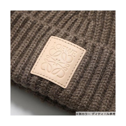 ロエベ LOEWE LOEWE ニット帽 KSA9OT1X01 カシミヤ （1100/BLACK）｜詳細画像