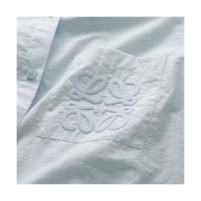 ロエベ LOEWE LOEWE シャツ S616Y05X56 長袖 アナグラム 刺繍 （5140/LIGHT-BL）｜詳細画像
