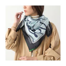 ロエベ LOEWE LOEWE スカーフ FSA1SS7X07 ダブルフェイスシルクツイル