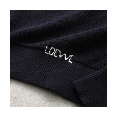 ロエベ LOEWE LOEWE セーター S359Y14KJ6 ウール ロゴ刺繍 （5110/NAVY-BLU/ネイビー）｜詳細画像