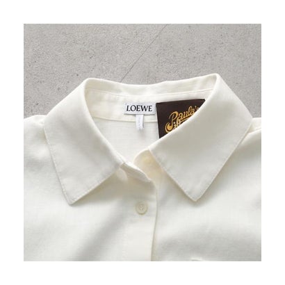 LOEWE 長袖シャツ S616Y1DX06 アナグラム刺繡 （2100/WHITE）｜詳細画像