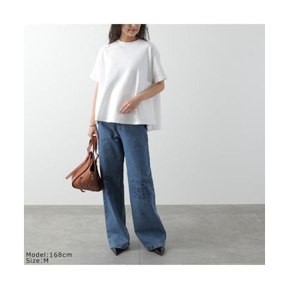 ロエベ LOEWE LOEWE 半袖 Tシャツ TRAPEZE TOP S540Y22X71 （2100/WHITE）｜詳細画像