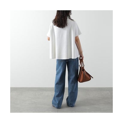 ロエベ LOEWE LOEWE 半袖 Tシャツ TRAPEZE TOP S540Y22X71 （2100/WHITE）｜詳細画像