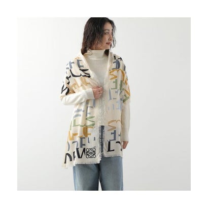 LOEWE ストール FSA2S1SW02 45 × 200 アナグラム （9965/MULTICOL）｜詳細画像