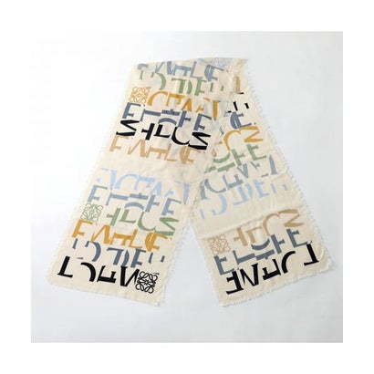 LOEWE ストール FSA2S1SW02 45 × 200 アナグラム （9965/MULTICOL）｜詳細画像