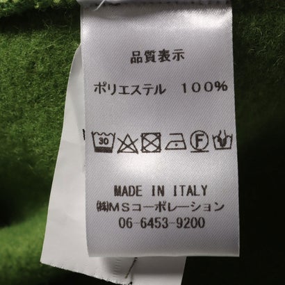 イタリア製フード付きコート （ブラックホワイト）｜詳細画像