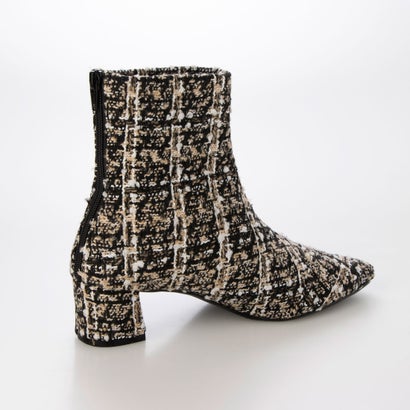 【26AW】4cmストレッチスクエアトウショートブーツ(0587) （ベージュZ/C）｜詳細画像