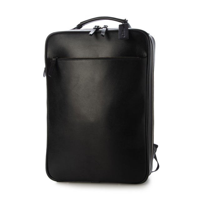 本革ビジネススクエアバッグ （black）