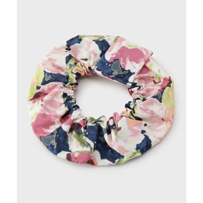 ローラ アシュレイ LAURA ASHLEY 【WEB限定／3WAY／リボン取外し可／同柄ワンピースあり】ミラ ブルームズ柄シュシュ （ブラック(119)）｜詳細画像
