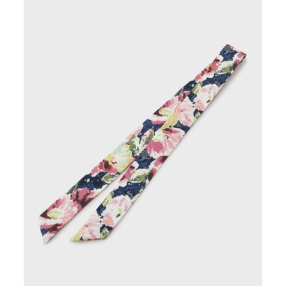 ローラ アシュレイ LAURA ASHLEY 【WEB限定／3WAY／リボン取外し可／同柄ワンピースあり】ミラ ブルームズ柄シュシュ （ブラック(119)）｜詳細画像