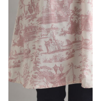 ローラ アシュレイ LAURA ASHLEY ブレイスミス トワル柄 Vネックエプロン （ピンク(172)）｜詳細画像