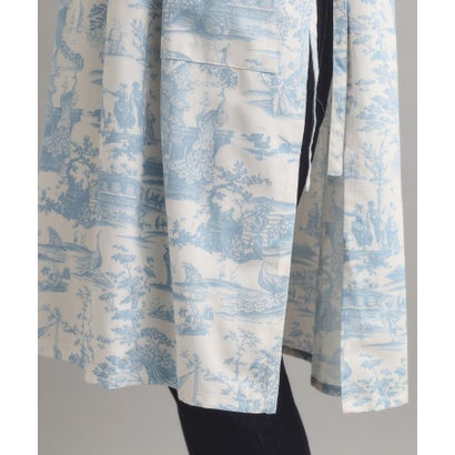 ローラ アシュレイ LAURA ASHLEY ブレイスミス トワル柄 ワンピースエプロン （サックスブルー(190)）｜詳細画像