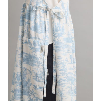 ローラ アシュレイ LAURA ASHLEY ブレイスミス トワル柄 ワンピースエプロン （サックスブルー(190)）｜詳細画像
