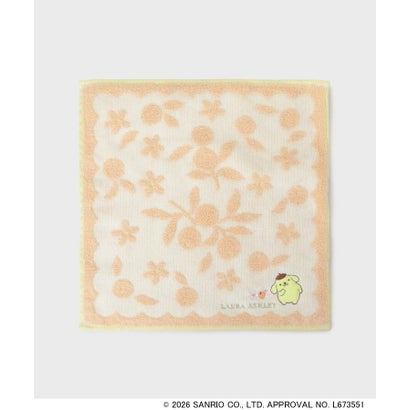 ポムポムプリン ワンポイント刺繍 タオルハンカチ （ミントグリーン(121)）｜詳細画像