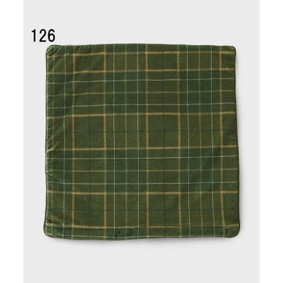 【エルジーブーケ】【ダロウェン】柄 あたたかキルト クッションカバー （オレンジ(166)）｜詳細画像