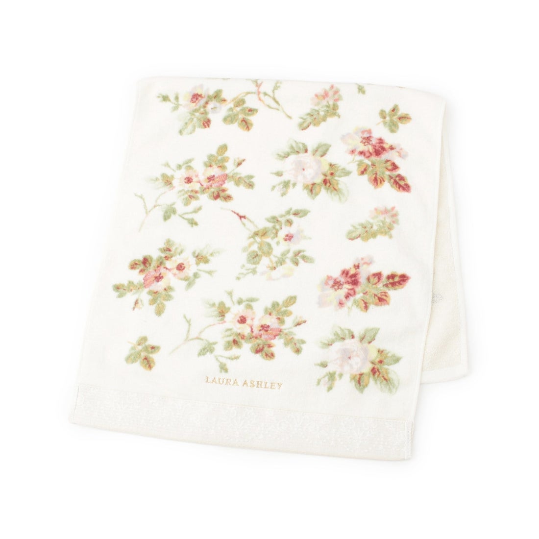 ローラ アシュレイ LAURA ASHLEY アンジェリカ柄 フェイスタオル