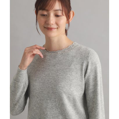 ローラ アシュレイ LAURA ASHLEY 【洗える／ウール混】柄編みプルオーバーニット （オフホワイト(003)）｜詳細画像