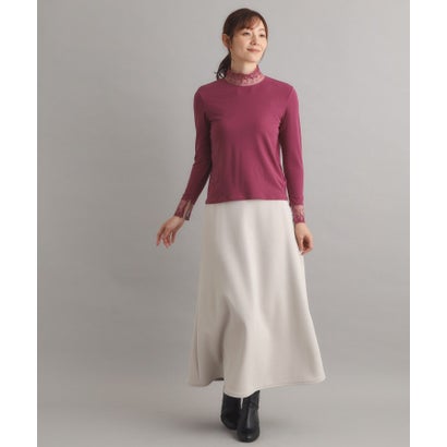 ローラ アシュレイ LAURA ASHLEY 【チュール付き】フライスカットソー （ダークグリーン(023)）｜詳細画像