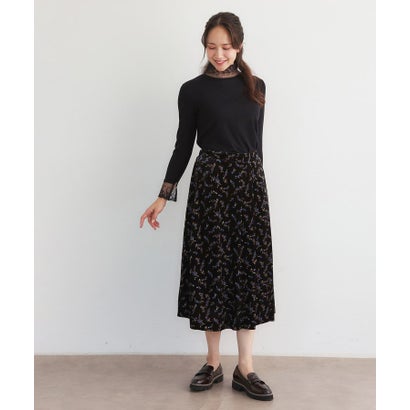 ローラ アシュレイ LAURA ASHLEY 【チュール付き】フライスカットソー （ベリーピンク(073)）｜詳細画像