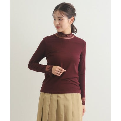 ローラ アシュレイ LAURA ASHLEY 【チュール付き】フライスカットソー （ベリーピンク(073)）｜詳細画像