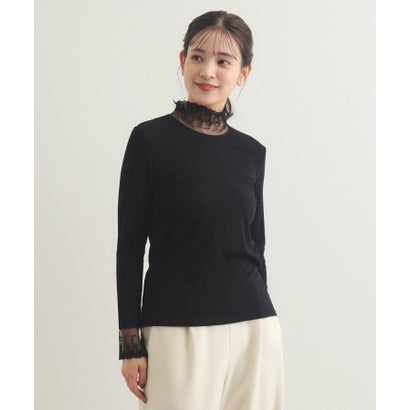 ローラ アシュレイ LAURA ASHLEY 【チュール付き】フライスカットソー （ベリーピンク(073)）｜詳細画像