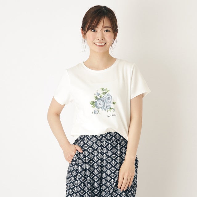 
                    【GIFTにおすすめ】バンバリー柄 プリントTシャツ （ホワイト(002)）