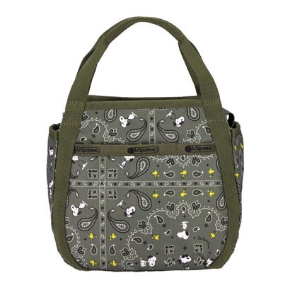 レスポートサック LeSportsac SMALL JENNI （ピーナッツ バンダナパーティー グリーン）｜詳細画像