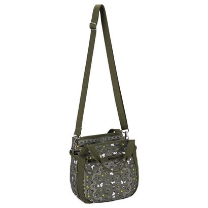 レスポートサック LeSportsac SMALL JENNI （ピーナッツ バンダナパーティー グリーン）｜詳細画像