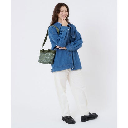 レスポートサック LeSportsac SMALL BUCKET TOTE （ピーナッツ バンダナパーティー グリーン）｜詳細画像