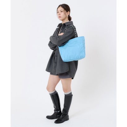 レスポートサック LeSportsac ML 2 WAY TOTE （2ウェイ ディープシーブルー/スカイライン）｜詳細画像