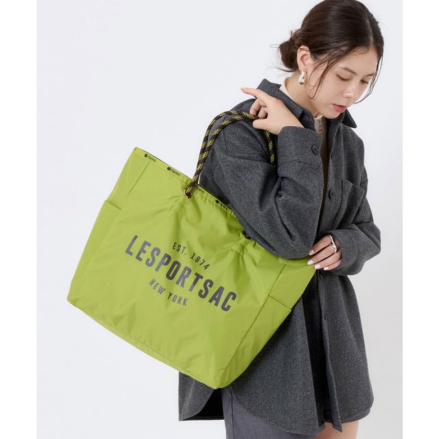 LARGE 2 WAY TOTE （2ウェイ シトラスグリーン/ガナシェ）