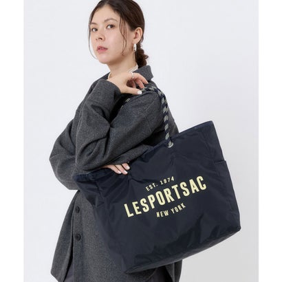 レスポートサック LeSportsac LARGE 2 WAY TOTE （2ウェイ ディープシーブルー/スカイライン）｜詳細画像