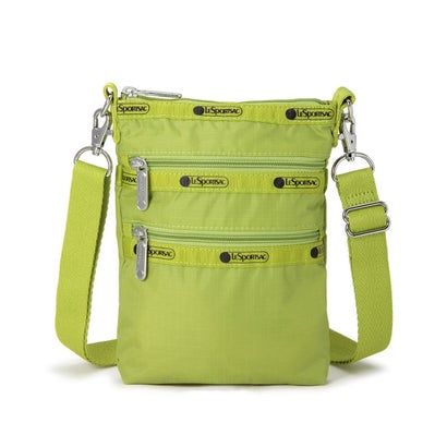 レスポートサック LeSportsac 3 ZIP CROSSBODY （シトラスライムグリーン）｜詳細画像