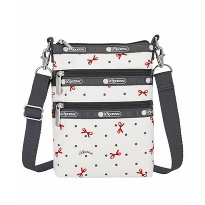 レスポートサック LeSportsac 3 ZIP CROSSBODY （プチボウドット）｜詳細画像