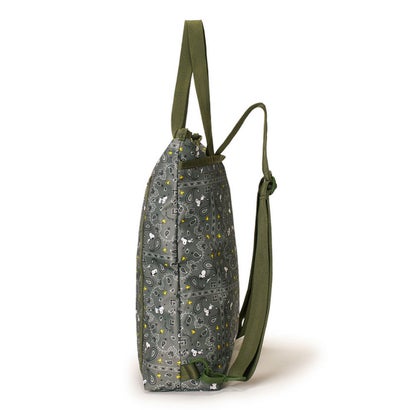 レスポートサック LeSportsac EVERYDAY TH BACKPACK （ピーナッツ バンダナパーティー グリーン）｜詳細画像
