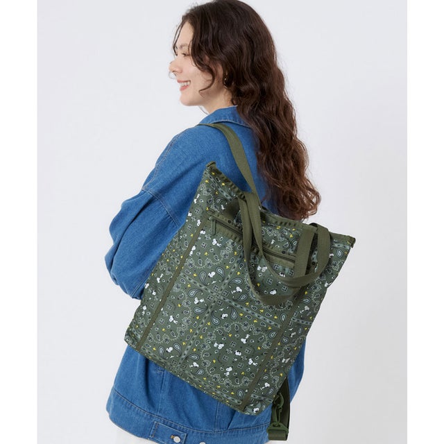 EVERYDAY TH BACKPACK （ピーナッツ バンダナパーティー グリーン）