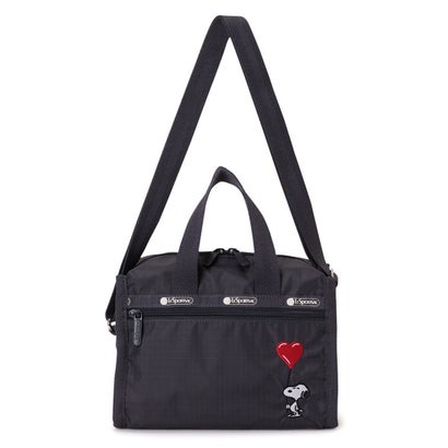 レスポートサック LeSportsac MED METRO CROSSBODY （スヌーピー ハート エンブロイダリークロスボディ）｜詳細画像