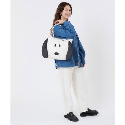 レスポートサック LeSportsac SNOOPY FACE PUFFY TOTE （スヌーピーフェイス）｜詳細画像