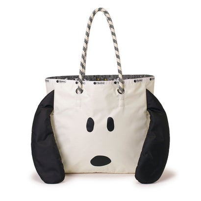 レスポートサック LeSportsac SNOOPY FACE PUFFY TOTE （スヌーピーフェイス）｜詳細画像